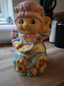Retro Ceramic Cookie Jar. Used In VGC. Little Miss Muffett - Picture 1 of 3