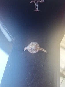 engagement ring size m White Gold 18ct , Has Been Altered To Size M Never Worn - Picture 1 of 6