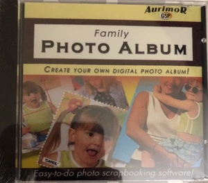 Family Photo Album Scrapbooking Software Cd-RARE VINTAGE COLLECTIBLE-SHIP N 24HR - Picture 1 of 12