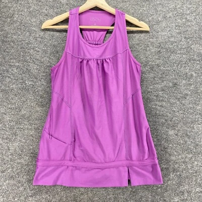 Camiseta sin mangas Athleta Activewear para mujer S pequeña púrpura sin mangas espalda deportiva cuello redondo Foto 1 de 4