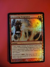 MTG Increasing Vengeance FOIL -Dark Ascension- MP Free Shipping Magic Card