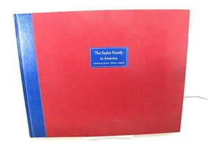 Sayles Family America 1620 1920 HC/1st Ed Nicholson Facsimile Privately Printed - Bild 1 von 5