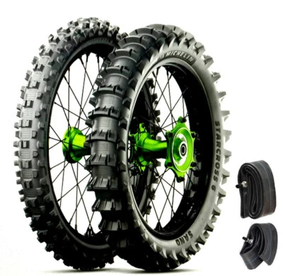 MICHELIN STARCROSS 6 SAND 80/100-21 Front/Rear 100/90-19 TIRE SET +TUBES YAMAHA - Image 1 of 2