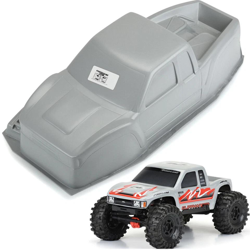 Pro-Line 3566-14 1/10 Cliffhanger HP Tough-Color Gray Body 12.3” 313mm Crawlers - Image 1 of 4