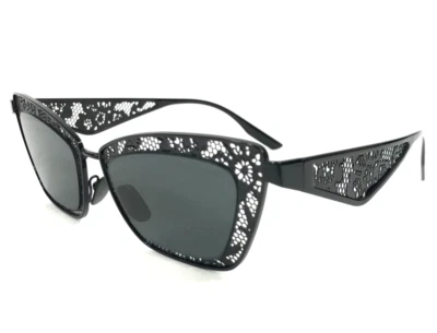 Dolce & Gabbana Sunglasses DG2311 01/87 Black Floral Frames w/ Dark Grey Lenses - Image 1 of 4