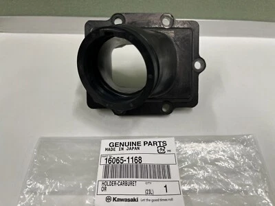 Kawasaki KDX250 KX250 Carburetor Holder 16065-1168 NEW Genuine - Image 1 of 4