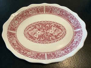 Vintage Syracuse China Pink Floral Platter - Picture 1 of 3