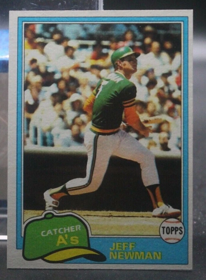 Jeff Newman (A's) - 1981 Topps #587 - Image 1 of 1