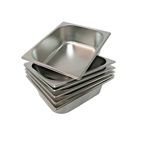 LCE Gastronorm GN Pan Half Size 1/2 GN Pans 100mm (Pack of 6) - Picture 1 of 5