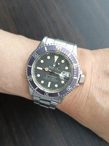 Rolex Vintage Submariner Date 1680 Mk 1 Dial with Rare Faded Insert - Picture 1 of 8