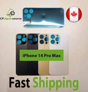 Vitre arrière grand anneau caméra trou cache cadre objectif remplacement iPhone 14 Pro Max - Photo 1 sur 4