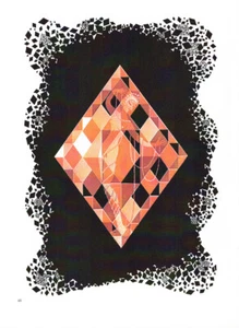 Erte Print Art Deco Exlibris Original 1978 Reproduzierte Drucke Grafik  - Bild 1 von 2