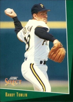 1993 Score Select Randy Tomlin Pittsburgh Pirates # 61 Baseball Card MINT - Image 1 of 2