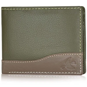 New Men's Genuine Leather Bi-fold Wallet Card Money Holder - Picture 1 of 8