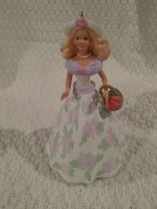 1995 First in Springtime Series Hallmark Easter Barbie Keepsake Ornament - NIB - Picture 1 of 9