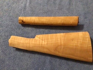 Marlin 336 Rifle Stock@Forend Set Straight Grip Curly Maple Repro - Picture 1 of 11