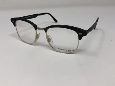 Marco de gafas GEOFFREY BEENE GB109 90 Italia 50-20-137 negro mate/dorado UY71 Foto 1 de 4