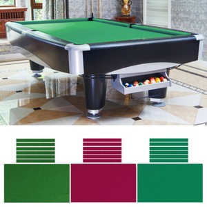 Pool Table Felt Worsted Wool Billiard Cloth w/ Pre-Cut Rails for 7/8/9ft Table