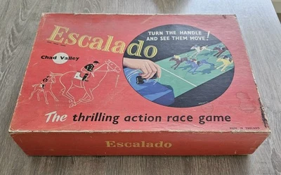 Vintage Escalado Tabletop Horse Racing Betting Game Chad Valley Good Condition  - Image 1 of 4