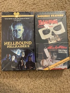 Hellraiser Hellbound 2 And Psychomania/ Alice Sweet Alice VHS - Picture 1 of 2
