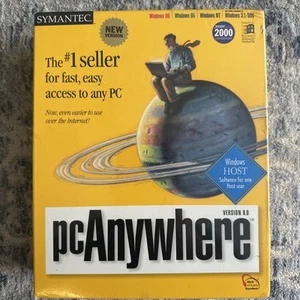 SYMANTEC PC Anywhere Version 9.0 Software w/ CD-ROM and Cables SEALED - CS10 - Picture 1 of 5