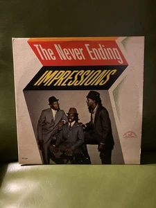 The Impressions – The Never Ending Impressions LP Vinyl ABC Paramount VG+ Soul - Foto 1 di 3