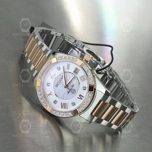 Bulova Marine Star 98R234 Damenuhr in Bicolor und 5 Diamanten - Bild 1 von 4