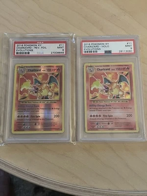 PSA 9 Charizard 11/108 XY Evolutions Holo & Reverse Holo | Pokemon 2016 set - Image 1 of 4