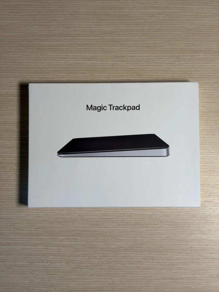 Apple Magic Trackpad - Black / Silver  - Comes With Black Lightning Cable - Image 1 of 1