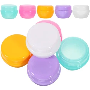 Tarro de viaje de crema facial de 10 piezas frascos pequeños para cremas contenedor de maquillaje Miss - Imagen 1 de 12