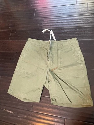 Engineered Garments Fatigue Short In Olive Cotton Ripstop Size Medium - Image 1 of 4