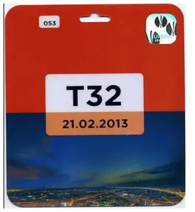 Pass ticket Metalist Kharkiv Ukraine - Newcastle England 2012-2013 - Picture 1 of 1