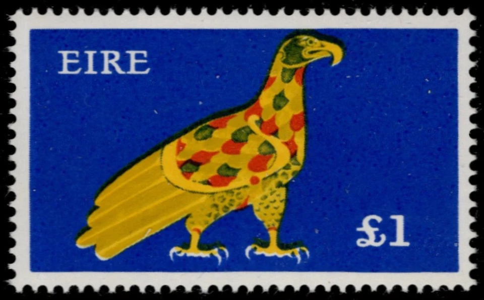 IRLANDA 359 (SG359) - Manuscrito Águila "1975 Ultramarino y Multi" (pc42277+) Foto 1 de 1