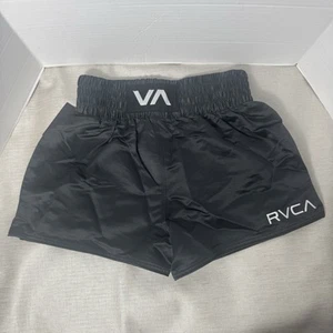 RVCA MUAY THAI MOD 15” BOXING BLACK SHORTS SIZE M NEW WITH TAGS - Picture 1 of 4