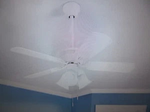 Hampton Bay Glendale III 42 in. LED White Ceiling Fan with Light & Pull Chain - Picture 1 of 5