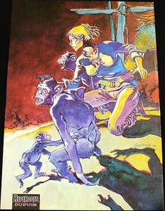 Poster HERMANN 1990 Bédérapage Jeremiah Alex 29x41 - Imagen 1 de 1