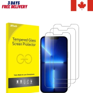 JETech Screen Protector for iPhone 16e 2025,Tempered Glass Film,3-Pack - Photo 1 sur 6