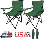Chiitek Camping Chair Outdoor Lawn Chairs Foldable Portable Fishing Chair 2Packs