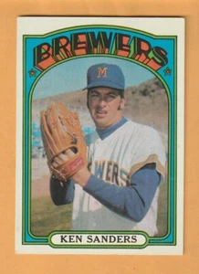 Ken Sanders Milwaukee Brewers 1972 Topps #391 St. Louis Billikens - Picture 1 of 2