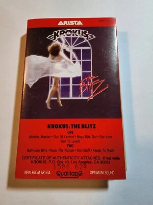 KROKUS THE BLITZ Cassette Tape 1984 VG+/EX CS6 - Image 1 of 2