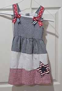 Counting daisies dress 4th of July size 4T - Picture 1 of 5