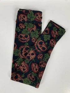 LuLaRoe S/M Kids 2-8 Halloween Leggings Pumpkins - Picture 1 of 5