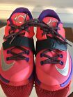 Nike Kd Vii 7 Hyper Punch Youth Pink Purple Training Shoes Sz 5 Y  Guc Look!