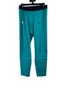 Nike NBA Pro Hyperstrong Padded Tights 3/4 Player Issued Teal AA0755-428 2XL-T - Picture 1 of 3