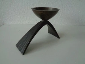 Brutalist Wrought Iron candle holder - Bild 1 von 8