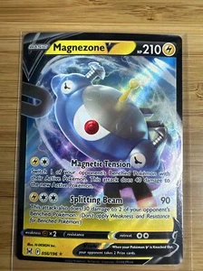 Pokemon MAGNEZONE V 056/196 - Lost Origin - ULTRA RARE HOLO - - MINT - Picture 1 of 2
