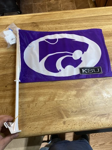 KSU Car Flag Cover