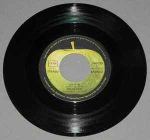 Beatles rare 7” Record 'Let It Be’ 1st pressing, Germany 1970 Apple Records Mint - Bild 1 von 4