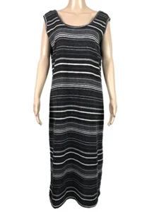 Vestido KATIES Invierno Tejido Cambio Gris Negro Blanco Sin Mangas Ver Medidas Sin Etiqueta de Talla - Imagen 1 de 9