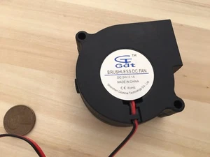 1 Piece 60mm 24v fan Brushless Exhaust Centrifugal Blower 6028 Gdstime C36 - Afbeelding 1 van 2